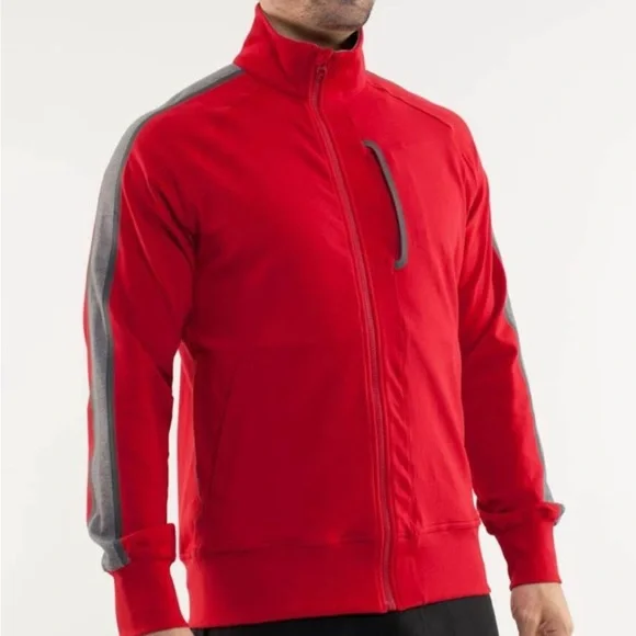 lululemon athletica Red and Gray Men's Jacket